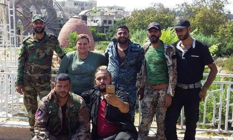 عناصر من فصائل التسوية بدرعا في طريقهم إلى إدلب - 24 من آب 2018 (أبو غياس الشرع)