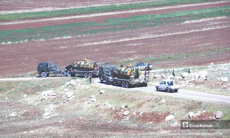 مدرعات تركية تتجه إلى إدلب لوضع نقطة مراقبة - 16 أيار 2018 (عنب بلدي)