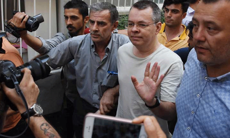 القس الأمريكي آندرو برانسون، المحتجز في تركيا (يورو نيوز)