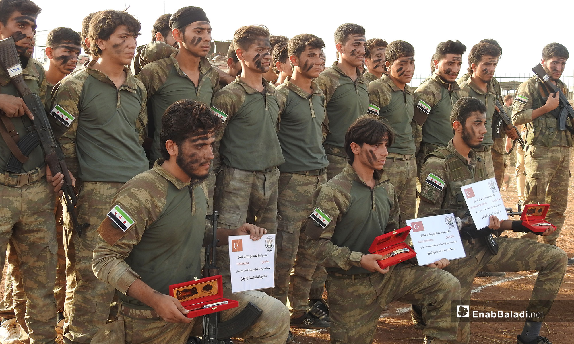 تخريج دورة جديدة من الجيش السوري الوطني في ريف حلب الشمالي - 14 من تشرين الأول 2018 (عنب بلدي)