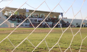 تاهيل ملعب الرقة البلدي- 10 تشرين الأول 2018 (مرصد ارقة)
