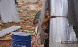 مخيم الغدقة شرقي إدلب 20 كانون الأول 2018 (عنب بلدي)
