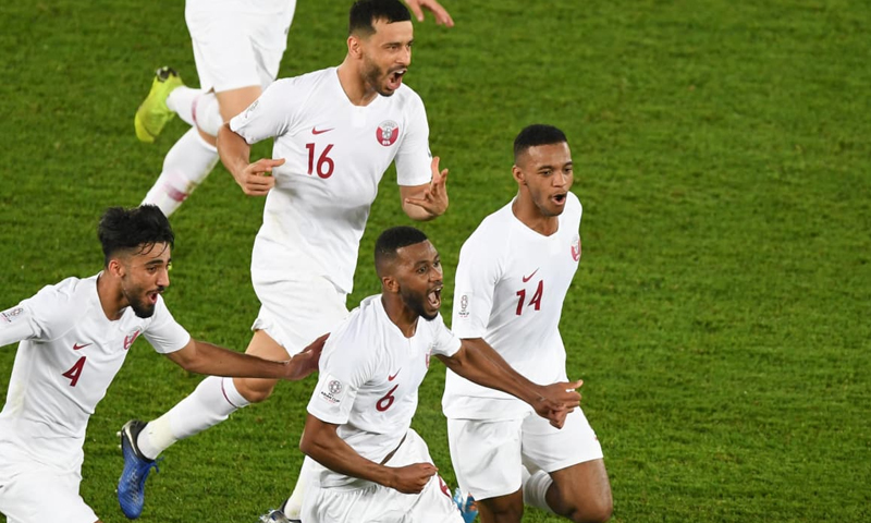 المنتخب القطري يتأهل إلى دور النصف النهائي من كأس الأمم الآسيوية (AFC)