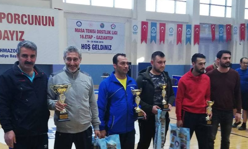 لاعبو كرة الطاولة السوريون في بطولة "الصداقة" التركية- 20 من كانون الثاني 2019 (الهيئة السورية للرياضة والشباب)