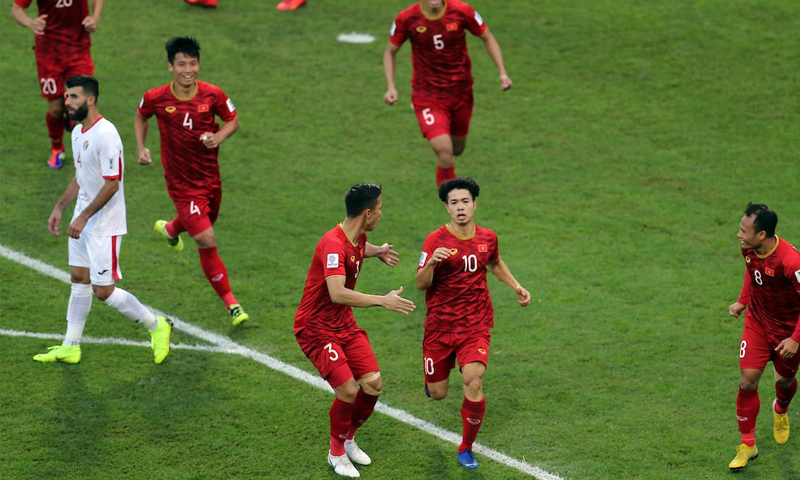 المنتخب الفيتنامي يتأهل على حساب المنتخب الأردني إلى دور ربع النهائي- 20 من كانون الثاني 2019 (AFC)