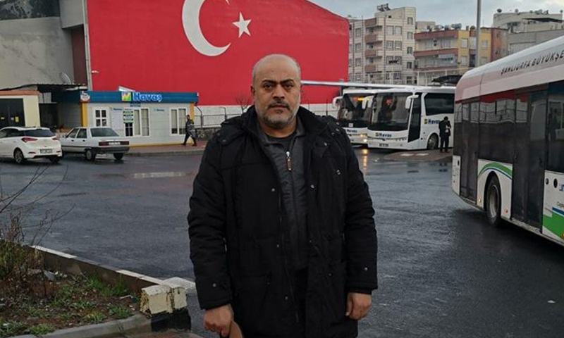 قائد مغاوير الثورة مهند الطلاع في زيارته إلى تركيا - 1 شباط 2019 (مأمون حميد- فيس بوك)