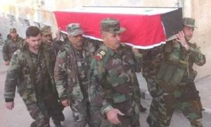 تشييع قتلى لقوات الأسد من صفوف الفرقة السابعة عشر في ريف دير الزور  26 شباط 2019 (الحرس الجمهوري)