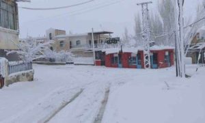 الثلوج في قرية حوش عرب بالقلمون الغربي بريف دمشق 28 شباط 2019 (دمشق الآن)