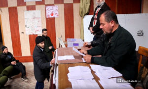 انتخابات المجلس التأسيسي لنقابة المعلمين في إدلب- 31 كانون الثاني 2019 (عنب بلدي)

