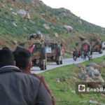 دورية تركية تدخل إلى المنطقة منزوعة السلاح في ريف حماة- 17 من آذار 2019 (عنب بلدي)