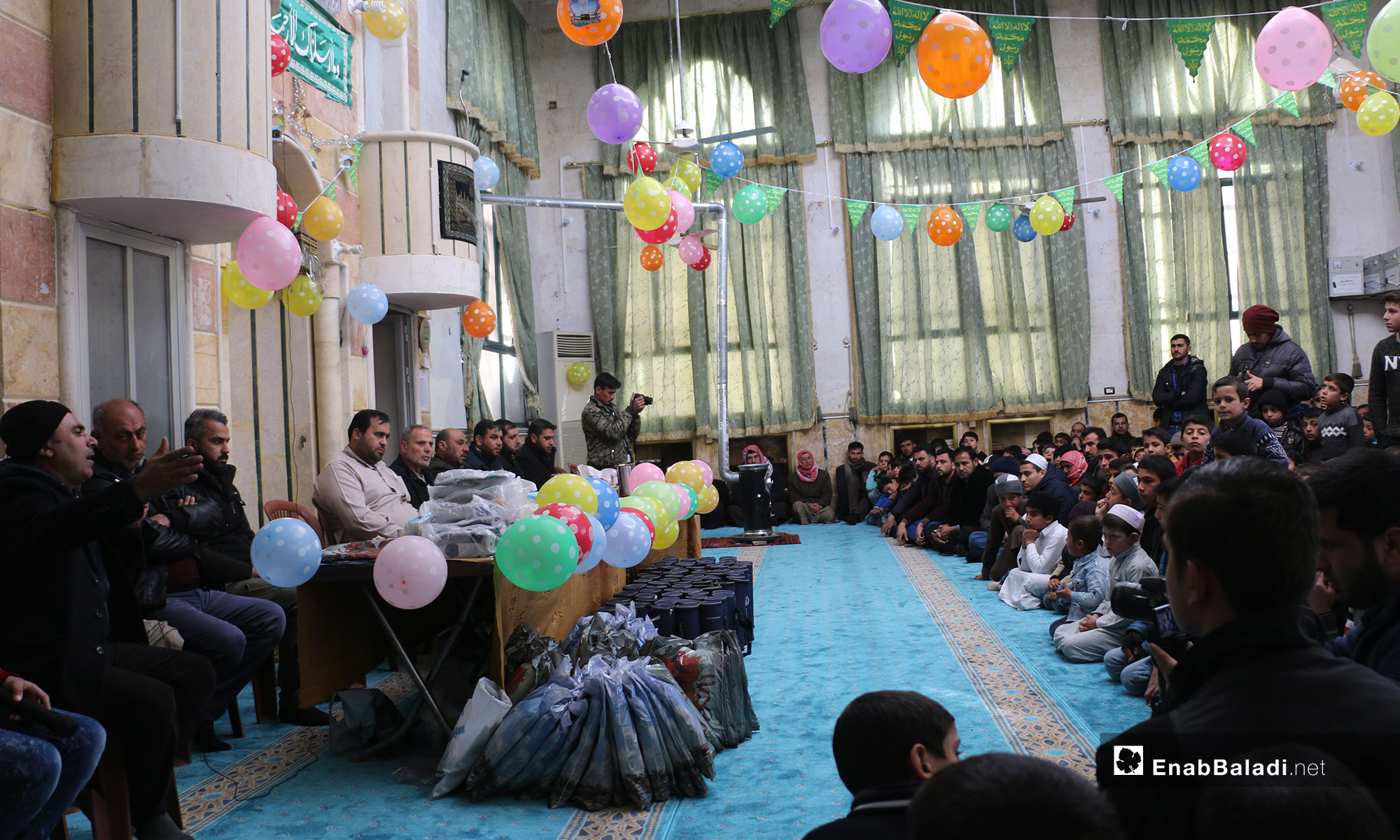 حفل تكريم لطلاب حفظة القرآن الكريم في بلدة دابق بريف حلب - 7 من آذار 2019 (عنب بلدي)