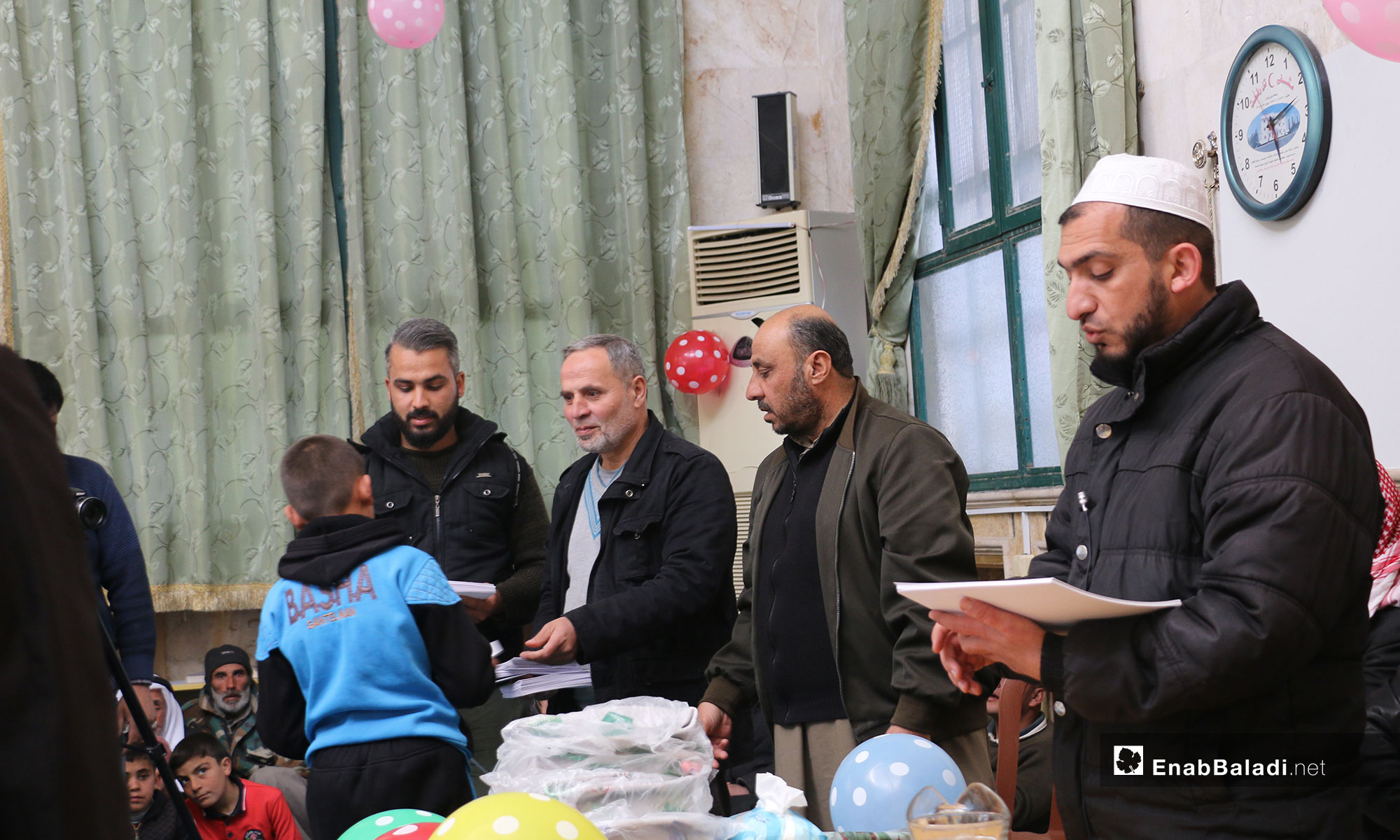 حفل تكريم لطلاب حفظة القرآن الكريم في بلدة دابق بريف حلب - 7 من آذار 2019 (عنب بلدي)