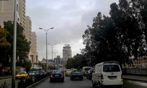 أحد شوارع العاصمة دمشق 10 شباط 2019 (عدسة شاب دمشقي)