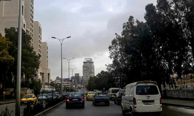 أحد شوارع العاصمة دمشق 10 شباط 2019 (عدسة شاب دمشقي)