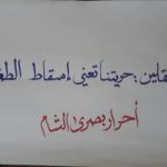 لافتات مناهضة للنظام في بصرى الشام بريف درعا في الذكرى الثامنة للثورة 8 آذار 2019 (تجمع عامود حوران)