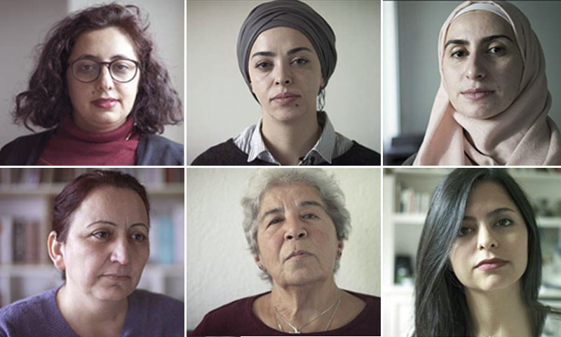 نساء سوريات في حملة منظمة العفو الدولية "نساء سوريا: نستحق، نستطيع، نحقق" - 8 آذار 2019 (منظمة العفو الدولية)