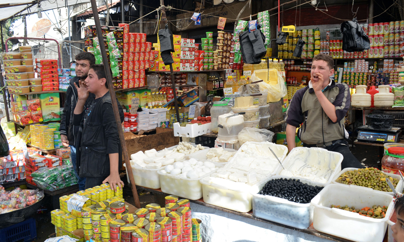 سوق الهال القديم بالعاصمة السوري دمشق (SANA)