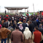 مظاهرات ضد فساد المجلس المحلي في ناحية صوران بريف حلب الشمالي - 5 من نيسان 2019 (عنب بلدي)