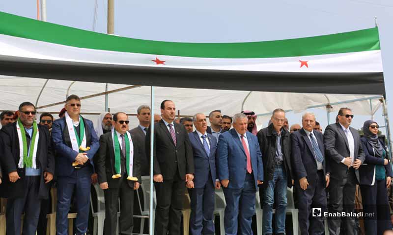 افتتاح مكتب للائتلاف الوطني السوري لقوى الثورة في ريف حلب- 24 من نيسان 2019 (عنب بلدي) 