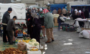 سوق شعبي في محافظة درعا جنوبي سوريا- كانون الثاني 2019 (مال وأعمال)
