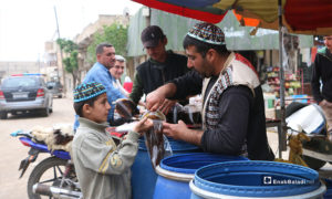 أسواق مارع في أول أيام رمضان بريف حلب الشمالي - 7 من آيار 2019 (عنب بلدي)