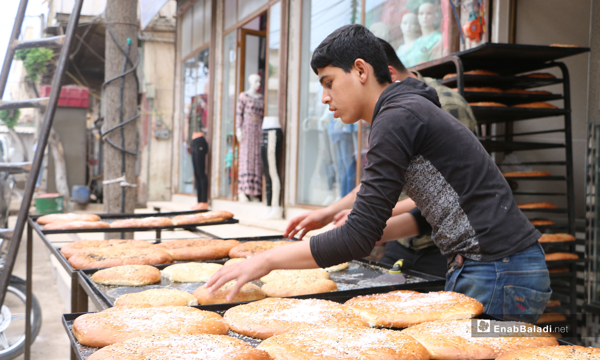 أسواق مارع في أول أيام رمضان بريف حلب الشمالي - 7 من آيار 2019 (عنب بلدي)