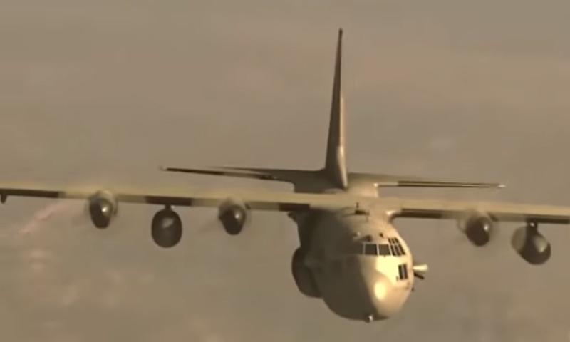 طائرة "C-130H" من إنتاج شركة لوكهيد الأمريكية التي ظهرت في باب الحارة على إنها طائرة فرنسية (باب الحارة)