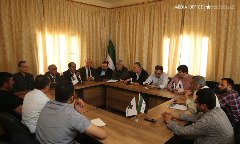 اجتماع الهيئة السياسية للائتلاف السوري المعارض في ريف حلب - 16 من أيار 2019 (الائتلاف السوري)