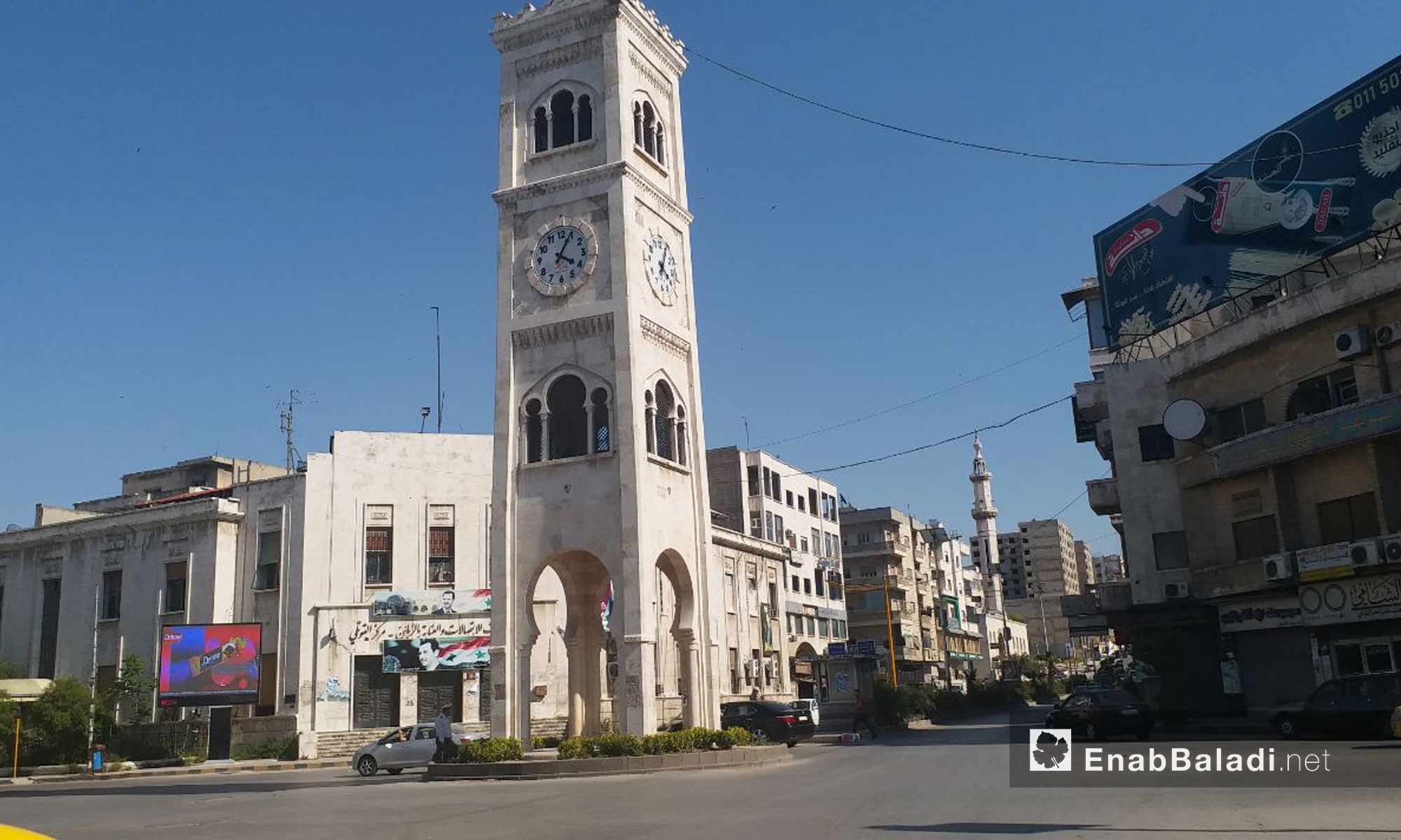 ساحة العاصي في مدينة حماة - 18 من أيار 2019 (عنب بلدي)
