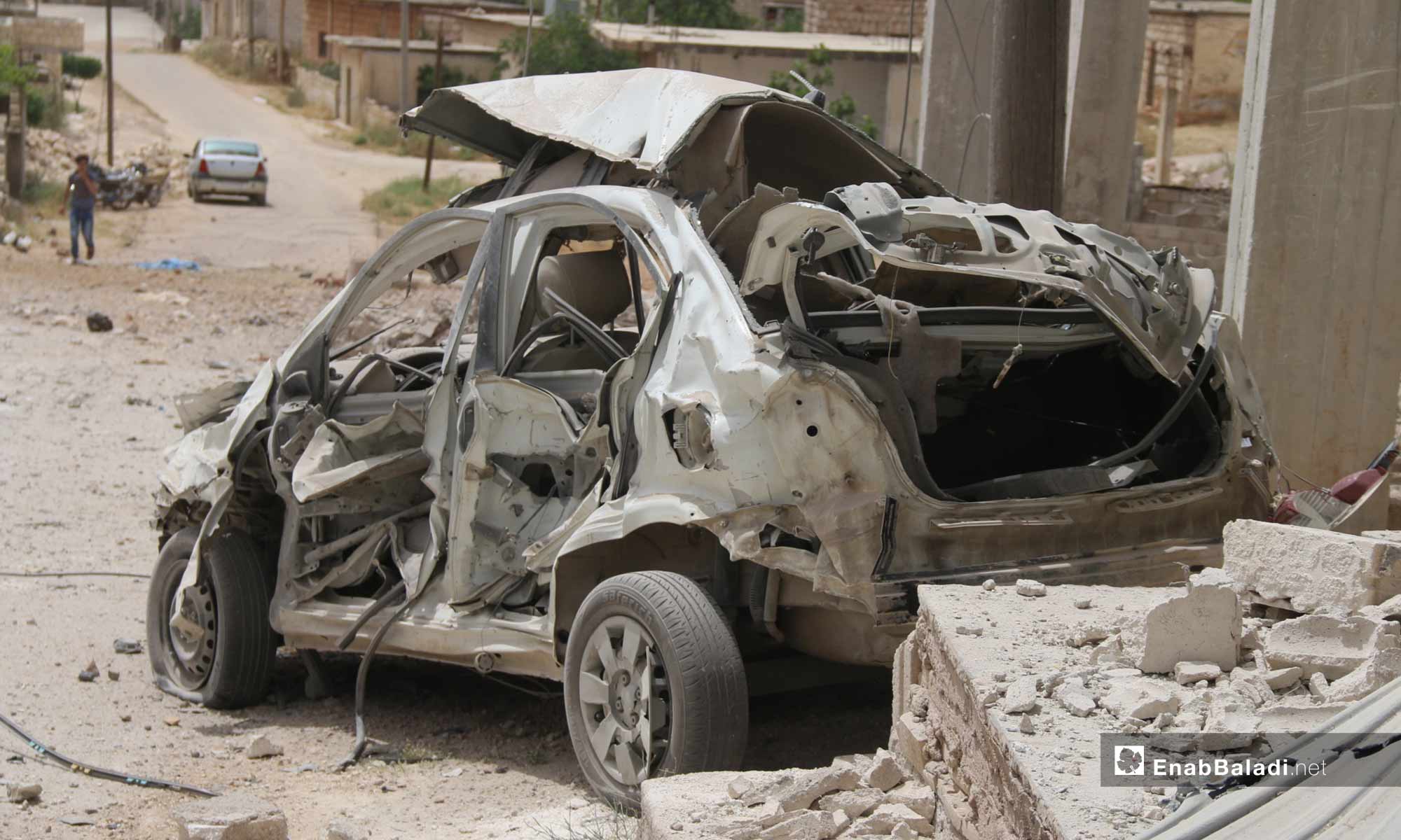 آثار الدمار في بلدة كفر عويد بريف إدلب - 23 من أيار 2019 (عنب بلدي)