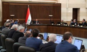 رئيس النظام السوري يجتمع مع أعضاء الحكومة- 14 من أيار 2019 (رئاسة الجمهورية السورية)
