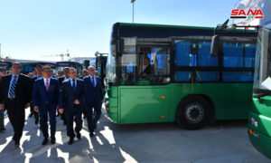 الصين تقدم باصات نقل داخلي للنظام السوري - 20 من حزيران 2019 (سانا)
