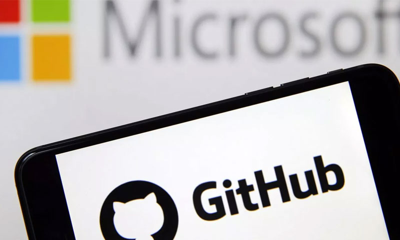شعار شركة GitHub التابعة لمايكروسوفت