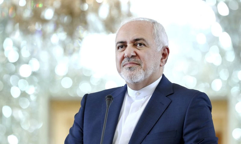 وزير الخارجية الإيراني محمد جواد ظريف - 10 حزيران 2019 (AP)