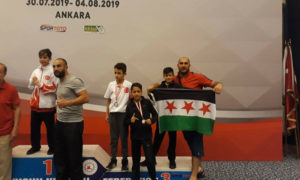 المنتخب السوري المشارك في بطولة البلقان بالوشو كونغ فو