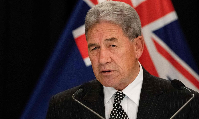 وزير الشؤون الخارجية النيوزيلندي وينستون بيترز - آب 2019 (AFP)