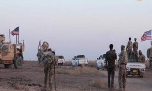 قوات سوريا الديمقراطية تسحب قواتها العسكرية من حدودها الشمالية مع تركيا تنفيذاً لاتفاق المنطقة الآمنة 27 آب 2019 (وكالة هاوار)