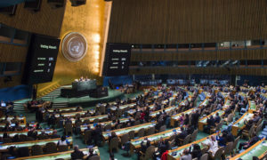اجتماع للجمعية العامة للأمم المتحدة في نيويورك- أيلول 2017 (AFP)