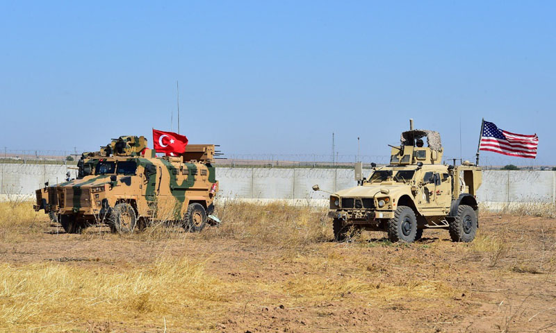دورية أمريكية- تركية شرق الفرات في سوريا- 24 أيلول 2019 (الدفاع التركية)