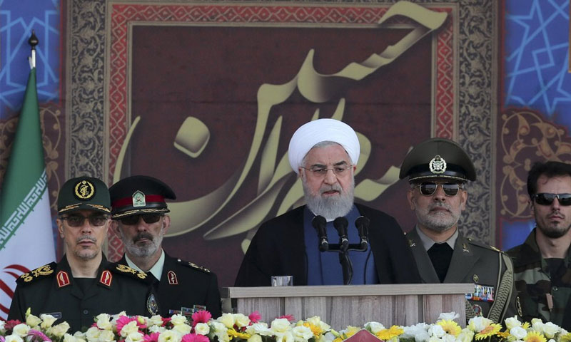 الرئيس الإيراني حسن روحاني - 22 أيلول 2019 (AP)