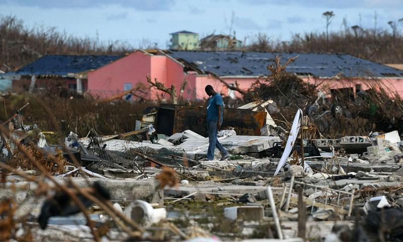 الدمار في الباهاما جراء إعصار دوريان - 8 أيلول 2019 (NBC News)