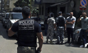 عناصر من الأمن اللبناني في شوارع بيروت (Lebanon 24)
