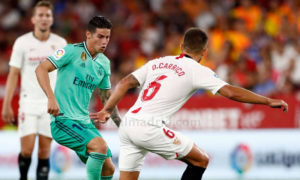 خاميس رودريغز في مواجهة إشبيلية بالدوري الإسباني (ريال مدريد)