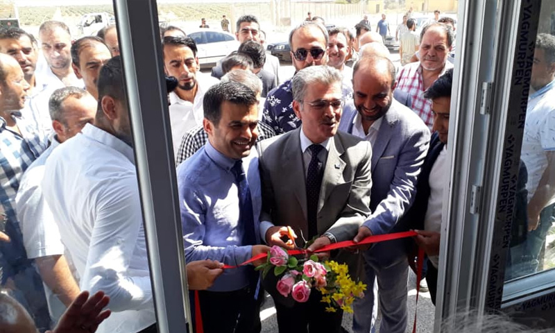 افتتاح مكتب حزب الحركة التركمانية في ريف حلب الشمالي - 16 من أيلول 2019 (المجلس السوري التركماني)