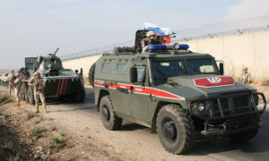 دوريات روسية على طول الحدود مع تركيا (تاس)