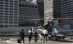 طائرة هليكوبتر تابعة لشركة أوبر- 3 تموز 2019 (الموقع الرسمي لشركة أوبر)