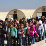 خيام مدرسية لتعليم الأطفال  في المرحلة الابتدائية شمالي حلب - 6 من تشرين الثاني 2019 (عنب بلدي) 