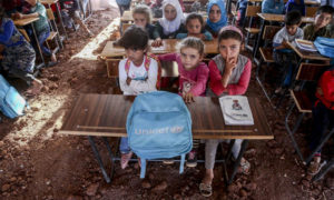 أطفال سوريون في مخيمات أطمة - تشرين الثاني 2019 (UNICEF)