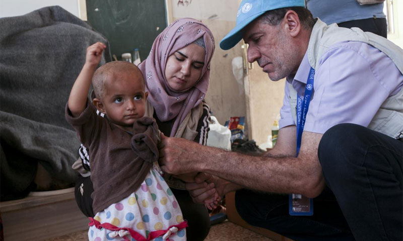 معاينة الأطفال في محافظة الحسكة - تشرين الأول 2019 (UNICEF)
