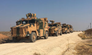دورية تركية على الحدود السورية-التركية- 1 من تشرين الثاني 2019 (وزارة الدفاع التركية)